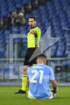 2023-01-29 - Referee Andrea Colombo during the 20th day of the Serie A Championship between S.S. Lazio vs ACF Fiorentina on January 29 2023 at the Stadio Olimpico in Rome, Italy. - SS LAZIO VS ACF FIORENTINA - ITALIAN SERIE A - SOCCER