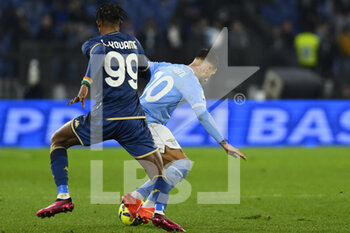 2023-01-29 - Christian Kouame' of ACF Fiorentina during the 20th day of the Serie A Championship between S.S. Lazio vs ACF Fiorentina on January 29 2023 at the Stadio Olimpico in Rome, Italy. - SS LAZIO VS ACF FIORENTINA - ITALIAN SERIE A - SOCCER