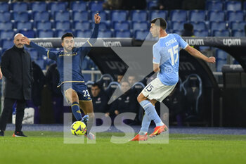 2023-01-29 - Nicolas Gonzalez of ACF Fiorentina during the 20th day of the Serie A Championship between S.S. Lazio vs ACF Fiorentina on January 29 2023 at the Stadio Olimpico in Rome, Italy. - SS LAZIO VS ACF FIORENTINA - ITALIAN SERIE A - SOCCER