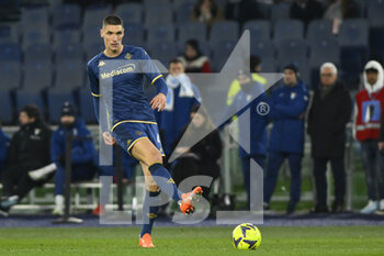 2023-01-29 - Nikola Milenkovic of ACF Fiorentina during the 20th day of the Serie A Championship between S.S. Lazio vs ACF Fiorentina on January 29 2023 at the Stadio Olimpico in Rome, Italy. - SS LAZIO VS ACF FIORENTINA - ITALIAN SERIE A - SOCCER