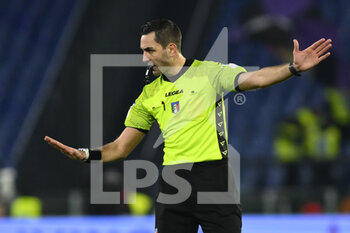 2023-01-29 - Referee Andrea Colombo during the 20th day of the Serie A Championship between S.S. Lazio vs ACF Fiorentina on January 29 2023 at the Stadio Olimpico in Rome, Italy. - SS LAZIO VS ACF FIORENTINA - ITALIAN SERIE A - SOCCER