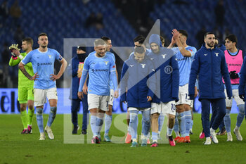 2023-01-29 - S.S. Lazio Team during the 20th day of the Serie A Championship between S.S. Lazio vs ACF Fiorentina on January 29 2023 at the Stadio Olimpico in Rome, Italy. - SS LAZIO VS ACF FIORENTINA - ITALIAN SERIE A - SOCCER