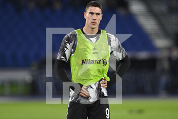 2023-04-08 - Dušan Vlahović of Juventus F.C. during the 29th day of the Serie A Championship between S.S. Lazio vs Juventus F.C. on April 8, 2023 at the Stadio Olimpico in Rome, Italy. - SS LAZIO VS JUVENTUS FC - ITALIAN SERIE A - SOCCER