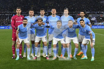 2023-04-08 - S.S: Lazio line up for a team photograph  during the 29th day of the Serie A Championship between S.S. Lazio vs Juventus F.C. on April 8, 2023 at the Stadio Olimpico in Rome, Italy. - SS LAZIO VS JUVENTUS FC - ITALIAN SERIE A - SOCCER