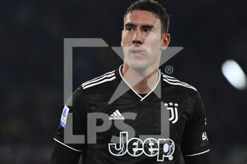 2023-04-08 - Dušan Vlahović of Juventus F.C. during the 29th day of the Serie A Championship between S.S. Lazio vs Juventus F.C. on April 8, 2023 at the Stadio Olimpico in Rome, Italy. - SS LAZIO VS JUVENTUS FC - ITALIAN SERIE A - SOCCER