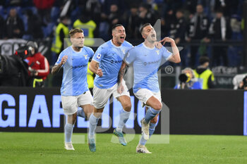 2023-04-08 - Sergej Milinković-Savić of S.S. LAZIO celebrates after scoring the 1-0 during the 29th day of the Serie A Championship between S.S. Lazio vs Juventus F.C. on April 8, 2023 at the Stadio Olimpico in Rome, Italy. - SS LAZIO VS JUVENTUS FC - ITALIAN SERIE A - SOCCER