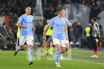 2023-04-08 - Sergej Milinković-Savić of S.S. LAZIO celebrates after scoring the 1-0 during the 29th day of the Serie A Championship between S.S. Lazio vs Juventus F.C. on April 8, 2023 at the Stadio Olimpico in Rome, Italy. - SS LAZIO VS JUVENTUS FC - ITALIAN SERIE A - SOCCER