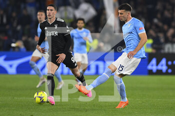 2023-04-08 - Nicolò Casale of S.S. LAZIO during the 29th day of the Serie A Championship between S.S. Lazio vs Juventus F.C. on April 8, 2023 at the Stadio Olimpico in Rome, Italy. - SS LAZIO VS JUVENTUS FC - ITALIAN SERIE A - SOCCER