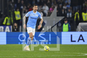 2023-04-08 - Alessio Romagnoli of S.S. LAZIO during the 29th day of the Serie A Championship between S.S. Lazio vs Juventus F.C. on April 8, 2023 at the Stadio Olimpico in Rome, Italy. - SS LAZIO VS JUVENTUS FC - ITALIAN SERIE A - SOCCER