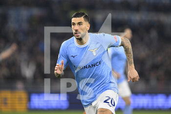 2023-04-08 - Mattia Zaccagni of S.S. LAZIO celebrates after scoring the 2-1 during the 29th day of the Serie A Championship between S.S. Lazio vs Juventus F.C. on April 8, 2023 at the Stadio Olimpico in Rome, Italy. - SS LAZIO VS JUVENTUS FC - ITALIAN SERIE A - SOCCER