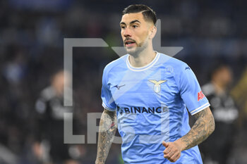 2023-04-08 - Mattia Zaccagni of S.S. LAZIO celebrates after scoring the 2-1 during the 29th day of the Serie A Championship between S.S. Lazio vs Juventus F.C. on April 8, 2023 at the Stadio Olimpico in Rome, Italy. - SS LAZIO VS JUVENTUS FC - ITALIAN SERIE A - SOCCER
