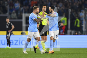 2023-04-08 - Ciro Immobile of S.S. LAZIO and Luis Alberto of S.S. LAZIO during the 29th day of the Serie A Championship between S.S. Lazio vs Juventus F.C. on April 8, 2023 at the Stadio Olimpico in Rome, Italy. - SS LAZIO VS JUVENTUS FC - ITALIAN SERIE A - SOCCER