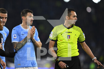 2023-04-08 - Alessio Romagnoli of S.S. LAZIO uring the 29th day of the Serie A Championship between S.S. Lazio vs Juventus F.C. on April 8, 2023 at the Stadio Olimpico in Rome, Italy. - SS LAZIO VS JUVENTUS FC - ITALIAN SERIE A - SOCCER