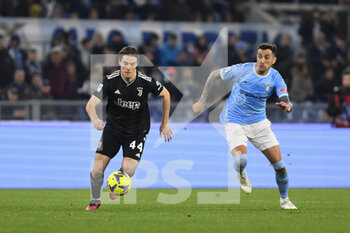 2023-04-08 - Nicoló Fagioli of Juventus F.C. during the 29th day of the Serie A Championship between S.S. Lazio vs Juventus F.C. on April 8, 2023 at the Stadio Olimpico in Rome, Italy. - SS LAZIO VS JUVENTUS FC - ITALIAN SERIE A - SOCCER