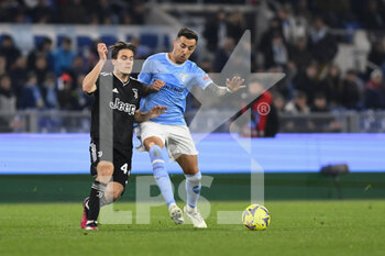 2023-04-08 - Nicoló Fagioli of Juventus F.C. and Matias Vecino of S.S. LAZIO during the 29th day of the Serie A Championship between S.S. Lazio vs Juventus F.C. on April 8, 2023 at the Stadio Olimpico in Rome, Italy. - SS LAZIO VS JUVENTUS FC - ITALIAN SERIE A - SOCCER