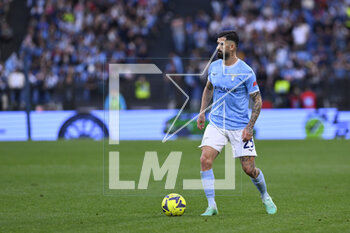 2023-04-22 - Elseid Hysaj of S.S. LAZIO during the 31th day of the Serie A Championship between S.S. Lazio vs Torino F.C. on April 22, 2023 at the Stadio Olimpico in Rome, Italy. - SS LAZIO VS TORINO FC - ITALIAN SERIE A - SOCCER