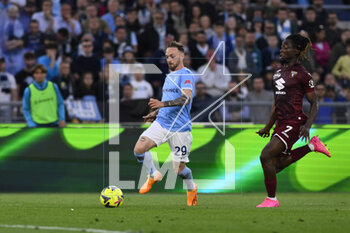 2023-04-22 - Manuel Lazzari of S.S. LAZIO during the 31th day of the Serie A Championship between S.S. Lazio vs Torino F.C. on April 22, 2023 at the Stadio Olimpico in Rome, Italy. - SS LAZIO VS TORINO FC - ITALIAN SERIE A - SOCCER