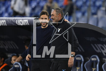 2023-05-03 - Alessio Dionisi of U.S. Sassuolo and Maurizio Sarri of S.S. LAZIO during the 33th day of the Serie A Championship between S.S. Lazio vs U.S. Sassuolo on May 3, 2023 at the Stadio Olimpico in Rome, Italy. - SS LAZIO VS US SASSUOLO - ITALIAN SERIE A - SOCCER