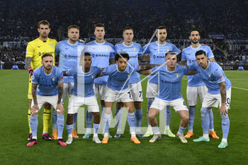 2023-05-03 - S.S. Lazio line up for a team photograph during the 33th day of the Serie A Championship between S.S. Lazio vs U.S. Sassuolo on May 3, 2023 at the Stadio Olimpico in Rome, Italy. - SS LAZIO VS US SASSUOLO - ITALIAN SERIE A - SOCCER