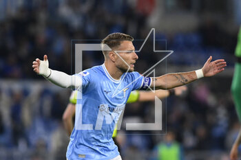 2023-05-03 - Ciro Immobile of S.S. LAZIO celebrates after scoring the 1-0 goal disallowed by VARduring the 33th day of the Serie A Championship between S.S. Lazio vs U.S. Sassuolo on May 3, 2023 at the Stadio Olimpico in Rome, Italy. - SS LAZIO VS US SASSUOLO - ITALIAN SERIE A - SOCCER