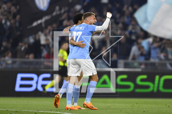 2023-05-03 - Felipe Anderson of S.S. LAZIO celebrates after scoring the 1-0 during the 33th day of the Serie A Championship between S.S. Lazio vs U.S. Sassuolo on May 3, 2023 at the Stadio Olimpico in Rome, Italy. - SS LAZIO VS US SASSUOLO - ITALIAN SERIE A - SOCCER