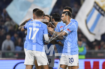 2023-05-03 - Felipe Anderson of S.S. LAZIO celebrates after scoring the 1-0 during the 33th day of the Serie A Championship between S.S. Lazio vs U.S. Sassuolo on May 3, 2023 at the Stadio Olimpico in Rome, Italy. - SS LAZIO VS US SASSUOLO - ITALIAN SERIE A - SOCCER