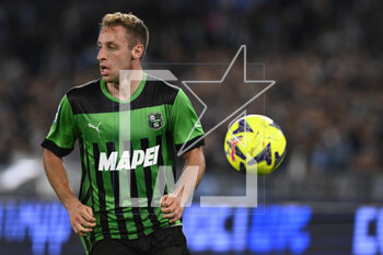 2023-05-03 - Davide Frattesi of U.S. Sassuolo during the 33th day of the Serie A Championship between S.S. Lazio vs U.S. Sassuolo on May 3, 2023 at the Stadio Olimpico in Rome, Italy. - SS LAZIO VS US SASSUOLO - ITALIAN SERIE A - SOCCER