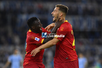 2023-05-12 - Remi Oudin of U.S. Lecce celebrates after scoring the 1-1 during the 35th day of the Serie A Championship between S.S. Lazio vs U.S. Lecce on May 12, 2023 at the Stadio Olimpico in Rome, Italy. - SS LAZIO VS US LECCE - ITALIAN SERIE A - SOCCER