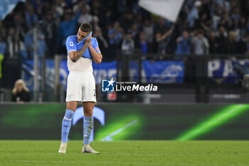 2023-05-12 - Sergej Milinkovic-Savic of S.S. LAZIO celebrates after scoring the 2-2 during the 35th day of the Serie A Championship between S.S. Lazio vs U.S. Lecce on May 12, 2023 at the Stadio Olimpico in Rome, Italy. - SS LAZIO VS US LECCE - ITALIAN SERIE A - SOCCER