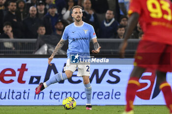 2023-05-12 - Manuel Lazzari of S.S. LAZIO during the 35th day of the Serie A Championship between S.S. Lazio vs U.S. Lecce on May 12, 2023 at the Stadio Olimpico in Rome, Italy. - SS LAZIO VS US LECCE - ITALIAN SERIE A - SOCCER