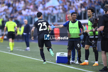 2023-05-28 - Elseid Hysaj of S.S. Lazio during the 37th day of the Serie A Championship between S.S. Lazio vs U.S. Cremonese on May 28, 2023 at the Stadio Olimpico in Rome, Italy. - SS LAZIO VS US CREMONESE - ITALIAN SERIE A - SOCCER