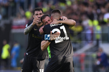 2023-05-28 - Sergej Milinkovic-Savic of S.S. Lazio celebrates after scoring 2-0 during the 37th day of the Serie A Championship between S.S. Lazio vs U.S. Cremonese on May 28, 2023 at the Stadio Olimpico in Rome, Italy. - SS LAZIO VS US CREMONESE - ITALIAN SERIE A - SOCCER