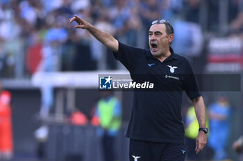 2023-05-28 - Maurizio Sarri of S.S. Lazio during the 37th day of the Serie A Championship between S.S. Lazio vs U.S. Cremonese on May 28, 2023 at the Stadio Olimpico in Rome, Italy. - SS LAZIO VS US CREMONESE - ITALIAN SERIE A - SOCCER