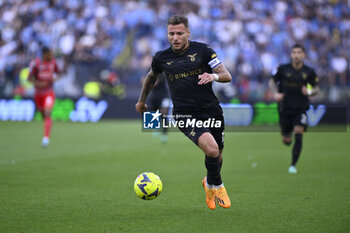 2023-05-28 - Ciro Immobile of S.S. Lazio during the 37th day of the Serie A Championship between S.S. Lazio vs U.S. Cremonese on May 28, 2023 at the Stadio Olimpico in Rome, Italy. - SS LAZIO VS US CREMONESE - ITALIAN SERIE A - SOCCER
