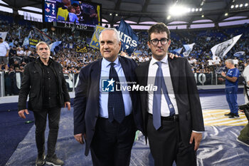 2023-05-28 - Claudio and Enrico Lotito during the 37th day of the Serie A Championship between S.S. Lazio vs U.S. Cremonese on May 28, 2023 at the Stadio Olimpico in Rome, Italy. - SS LAZIO VS US CREMONESE - ITALIAN SERIE A - SOCCER
