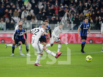 22/01/2023 - Angel Di Maria of Juventus Fc scoring a goal on a penalty kick during the Italian Serie A, football match between Juventus Fc and Atalanta Bc on January 22, 2023 at Allianz Stadium, Turin Italy. Photo Nderim Kaceli - JUVENTUS FC VS ATALANTA BC - SERIE A - CALCIO