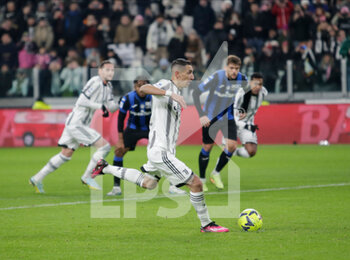 22/01/2023 - Angel Di Maria of Juventus Fc scoring a goal on a penalty kick during the Italian Serie A, football match between Juventus Fc and Atalanta Bc on January 22, 2023 at Allianz Stadium, Turin Italy. Photo Nderim Kaceli - JUVENTUS FC VS ATALANTA BC - SERIE A - CALCIO