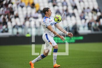 2023-05-03 - Samuele Baschirotto of Us Lecce during the Italian Serie A, football match between Juventus Fc and Us Lecce, on 03 May 2023 at Allianz stadium, Turin Italy. Photo Nderim Kaceli - JUVENTUS FC VS US LECCE - ITALIAN SERIE A - SOCCER