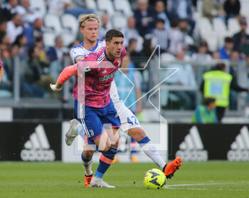 2023-05-03 - Dusan Vlahovic of Juventus during the Italian Serie A, football match between Juventus Fc and Us Lecce, on 03 May 2023 at Allianz stadium, Turin Italy. Photo Nderim Kaceli - JUVENTUS FC VS US LECCE - ITALIAN SERIE A - SOCCER