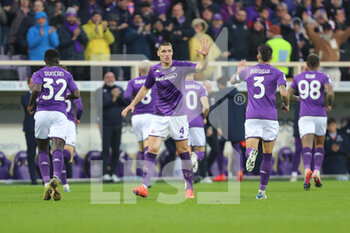 2023-01-07 - Players (Fiorentina) celebrate - ACF FIORENTINA VS US SASSUOLO - ITALIAN SERIE A - SOCCER