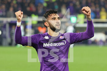 2023-01-07 - Nicolás Gonzales (Fiorentina) celebrates - ACF FIORENTINA VS US SASSUOLO - ITALIAN SERIE A - SOCCER