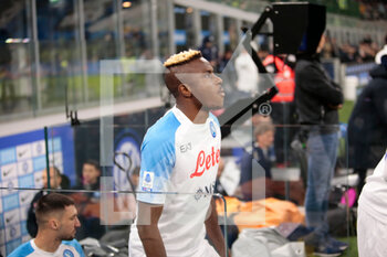 2023-01-04 - Victor Osimhen of SSC Napoli during the Italian Serie A, football match between Fc Inter and Ssc Napoli on Jannuary 04, 2023 at San Siro Stadium, Milan, Italy. Photo Nderim Kaceli - INTER - FC INTERNAZIONALE VS SSC NAPOLI - ITALIAN SERIE A - SOCCER