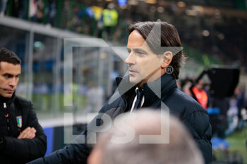 2023-01-04 - Coach Simone Inzaghi of Fc Inter during the Italian Serie A, football match between Fc Inter and Ssc Napoli on Jannuary 04, 2023 at San Siro Stadium, Milan, Italy. Photo Nderim Kaceli - INTER - FC INTERNAZIONALE VS SSC NAPOLI - ITALIAN SERIE A - SOCCER