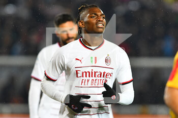 2023-01-14 - Rafael Leao, striker of Milan, during the Italian championship Serie A football match between US Lecce and AC Milan on January 14, 2023 at Via del Mare stadium in Lecce, Italy - FOOTBALL - ITALIAN CHAMP - LECCE V AC MILAN - ITALIAN SERIE A - SOCCER