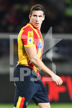 2023-01-14 - Federico Baschirotto, defender of Lecce, during the Italian championship Serie A football match between US Lecce and AC Milan on January 14, 2023 at Via del Mare stadium in Lecce, Italy - FOOTBALL - ITALIAN CHAMP - LECCE V AC MILAN - ITALIAN SERIE A - SOCCER