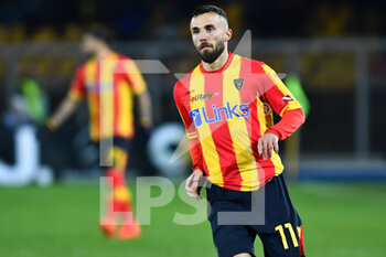 2023-01-14 - Federico Di Francesco, forward of Lecce, during the Italian championship Serie A football match between US Lecce and AC Milan on January 14, 2023 at Via del Mare stadium in Lecce, Italy - FOOTBALL - ITALIAN CHAMP - LECCE V AC MILAN - ITALIAN SERIE A - SOCCER