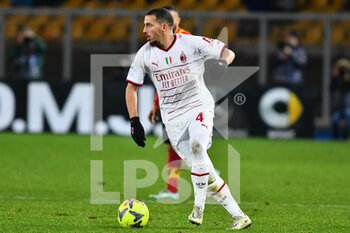 2023-01-14 - Ismael Bennacer, midfielder of Milan, during the Italian championship Serie A football match between US Lecce and AC Milan on January 14, 2023 at Via del Mare stadium in Lecce, Italy - FOOTBALL - ITALIAN CHAMP - LECCE V AC MILAN - ITALIAN SERIE A - SOCCER