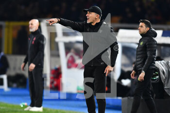 2023-01-14 - Coach Marco Baroni (US Lecce) during the Italian championship Serie A football match between US Lecce and AC Milan on January 14, 2023 at Via del Mare stadium in Lecce, Italy - FOOTBALL - ITALIAN CHAMP - LECCE V AC MILAN - ITALIAN SERIE A - SOCCER