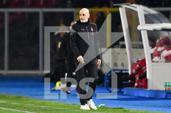 2023-01-14 - Coach Stefano Pioli (AC Milan) during the Italian championship Serie A football match between US Lecce and AC Milan on January 14, 2023 at Via del Mare stadium in Lecce, Italy - FOOTBALL - ITALIAN CHAMP - LECCE V AC MILAN - ITALIAN SERIE A - SOCCER
