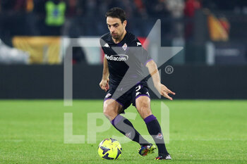 2023-01-15 - Giacomo Bonaventura of Fiorentina in action during the Italian championship Serie A football match between AS Roma and ACF Fiorentina on January 15, 2023 at Stadio Olimpico in Rome, Italy - FOOTBALL - ITALIAN CHAMP - AS ROMA V FIORENTINA - ITALIAN SERIE A - SOCCER
